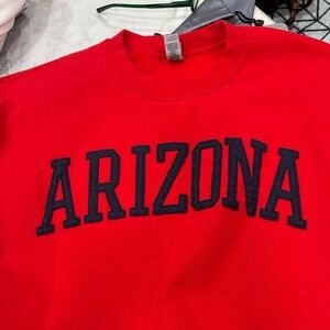 Red Arizona Sweatshirt medium
